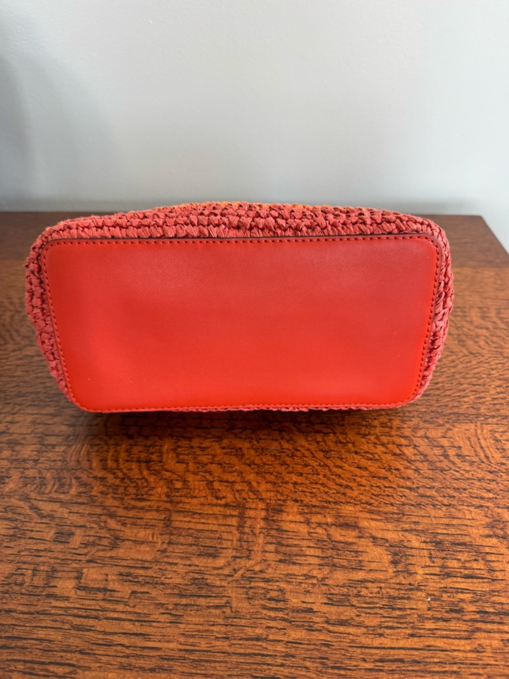NWT Michael Kors Pratt Medium Straw Ombre Shoulder Bag - Picture 8 of 16